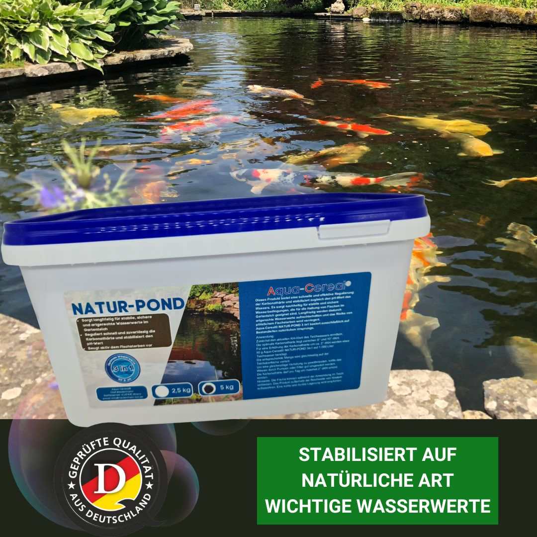 Naturpond stabilisiert auf natürliche Art wichtige Wasserwerte