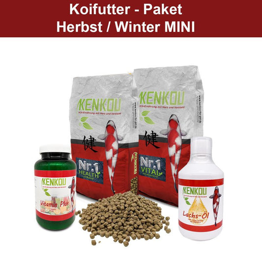 Koifutter - Paket Herbst / Winter Mini - Sparpaket - Niederrhein - KOI