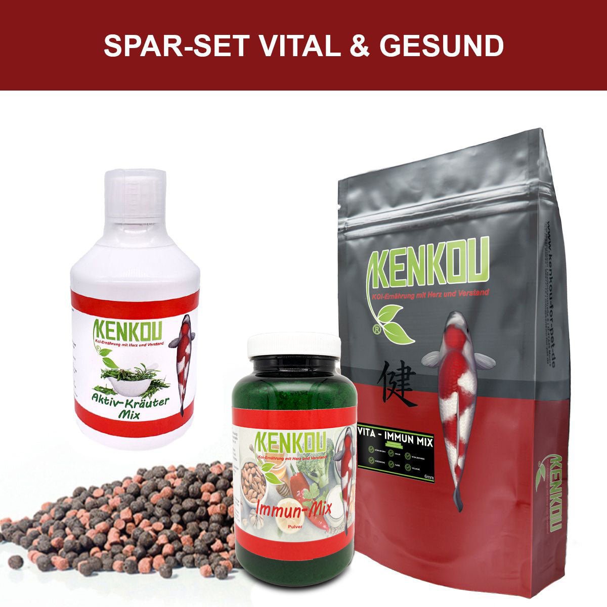 Koifutter Set "Vital und Gesund " - Sparpaket - Niederrhein-Koi