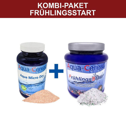 Kombi-Paket Frühlingsstart für den Gartenteich 1,5kg - Sparpaket - Niederrhein-Koi