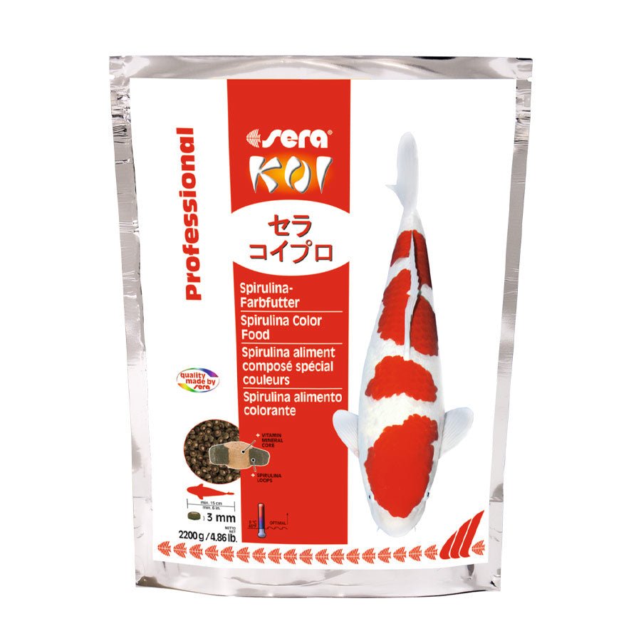 sera KOI Professional Spirulina-Farbfutter - 3mm schwimmend - Niederrhein-Koi